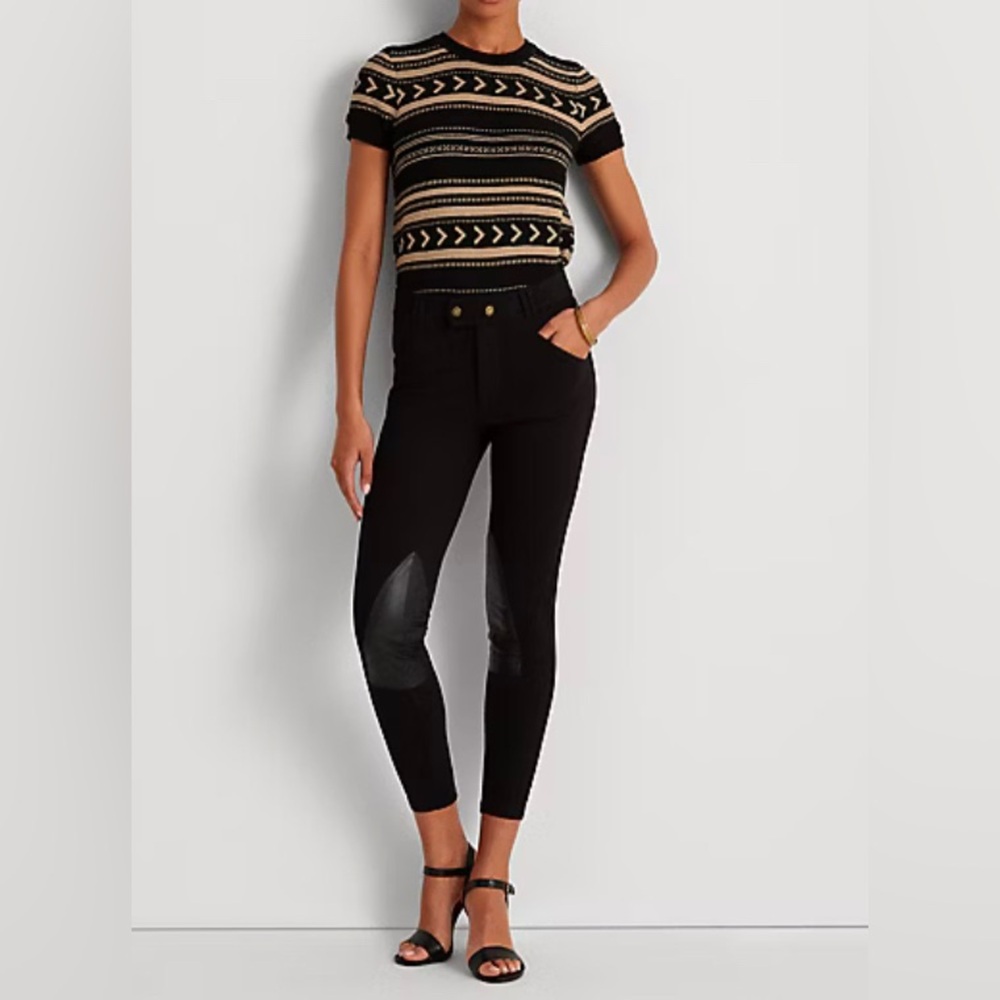 Lauren Ralph Lauren Ponte Riding Pant - Picture 8 of 9